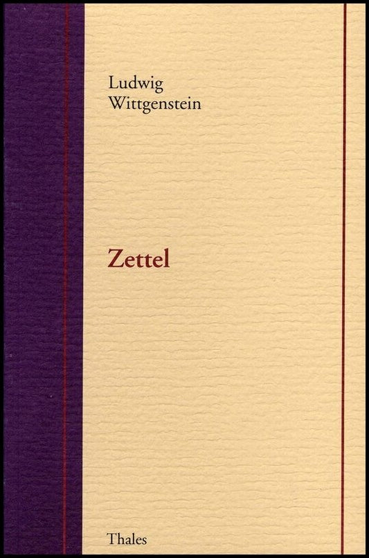 Wittgenstein, Ludwig | Zettel