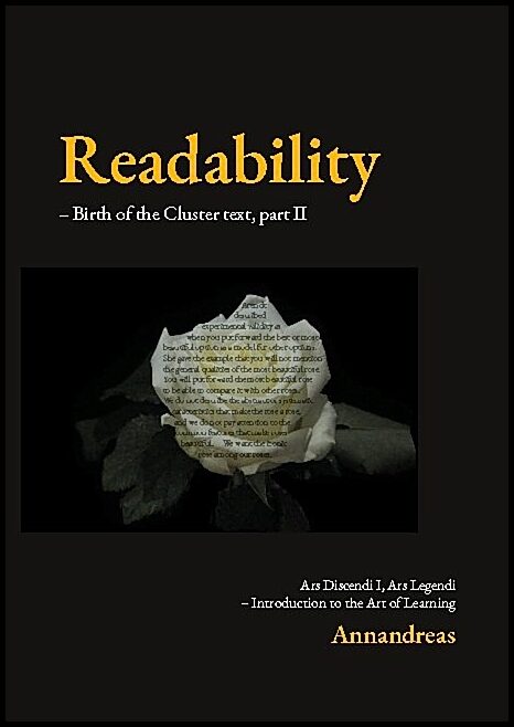 Annandreas | Readability : Birth of the cluster text - introduction to the art of learning. Part II