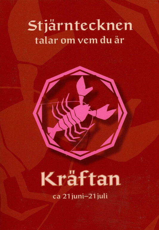 Melin, Gisela | Stjärntecknen talar om vem du är : Kräftan