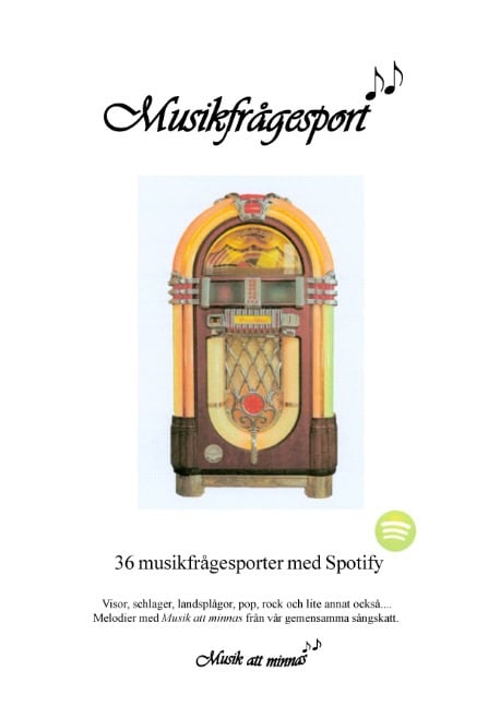 Berglund, Anders | Musikfrågesport : 36 musikfrågesporter med Spotify