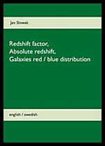 Slowak, Jan | Redshift factor, Absolute redshift, Galaxies red / blue distribution