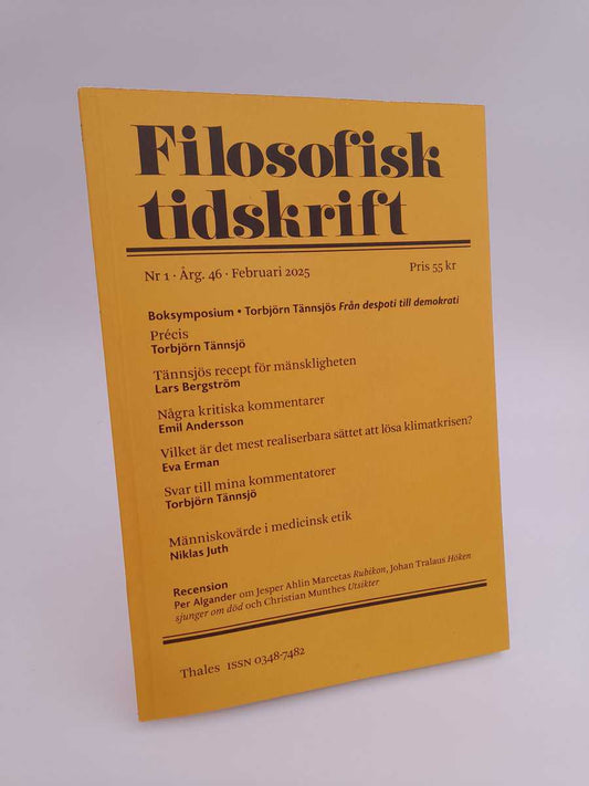Filosofisk tidskrift | 2025/1