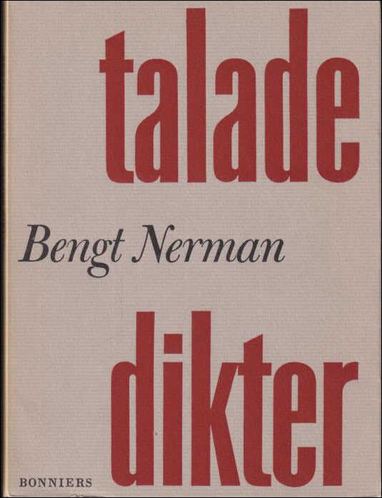 Nerman, Bengt | Talade dikter