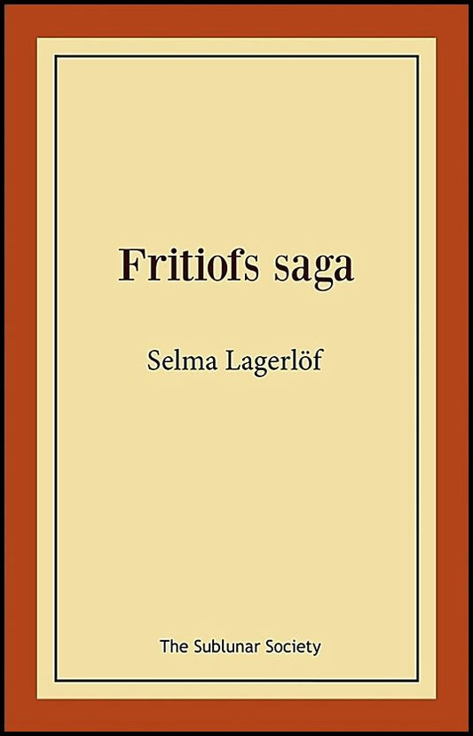 Lagerlöf, Selma | Fritiofs saga