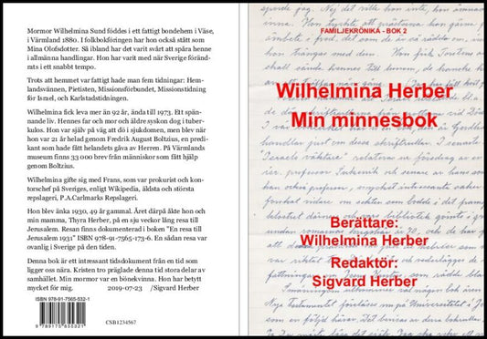 Herber, Wilhelmina | Min minnesbok