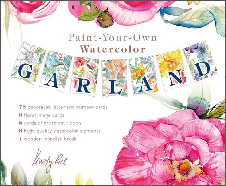 Kristy Rice | Paint-Your-Own Watercolor Garland : Value, object or array expected.* Line 1, Column 2  Extra non-whitespa...