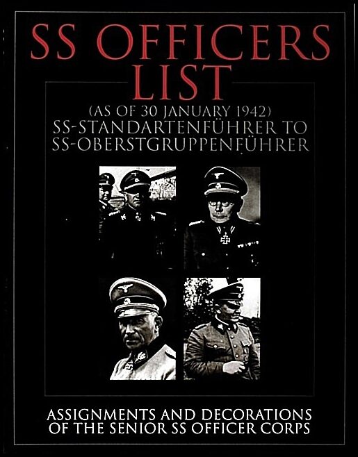 Schiffer Publishing, Ltd. | Ss Officers List (As Of January 1942)