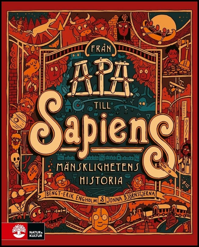 Engholm, Bengt-Erik | Från apa till sapiens : Mänsklighetens historia
