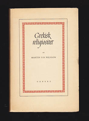 Nilsson, Martin P. | Grekisk religiositet