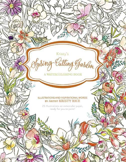 Rice, Kristy | Kristys spring cutting garden : A watercoloring book