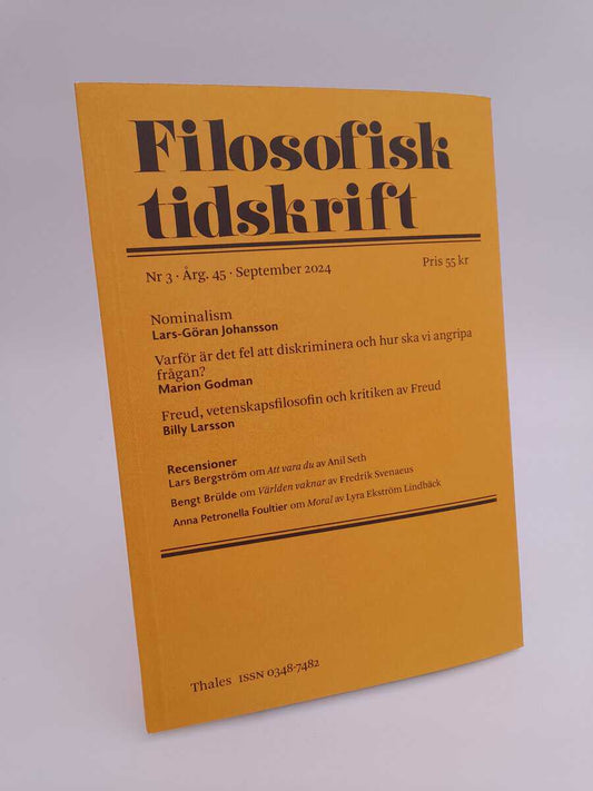 Filosofisk tidskrift | 2024/3