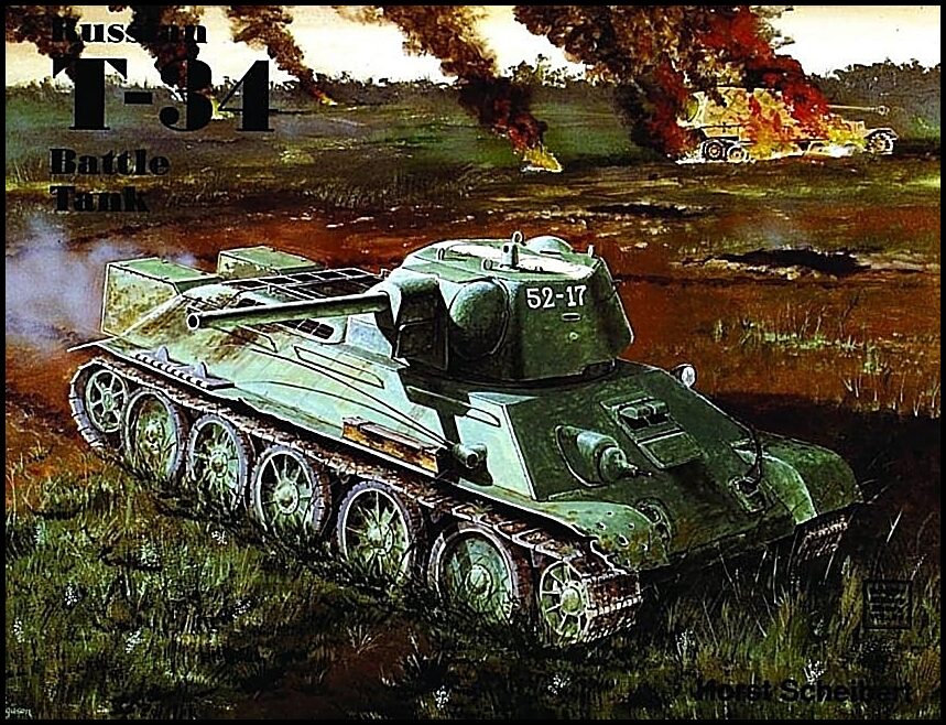 Scheibert, Horst | Russian t-34 battle tank