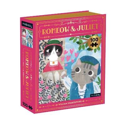 Mudpuppy | Romeow & Juliet Bookish Cats 100 Piece Puzzle