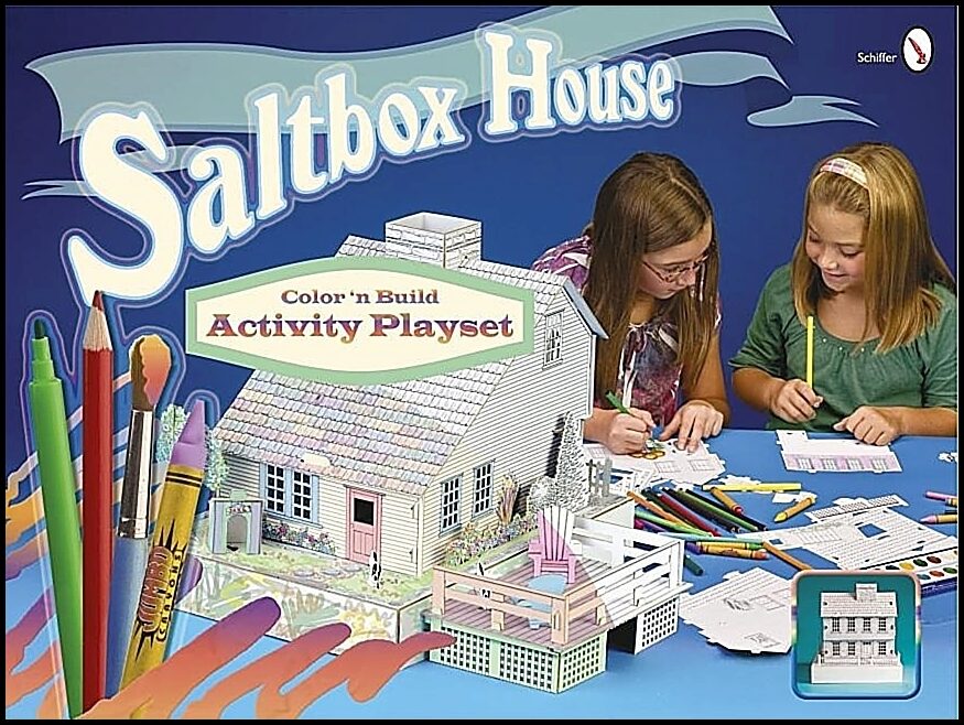 Schiffer Publishing, Ltd. | Saltbox House : Color 'n Build Activity Playset