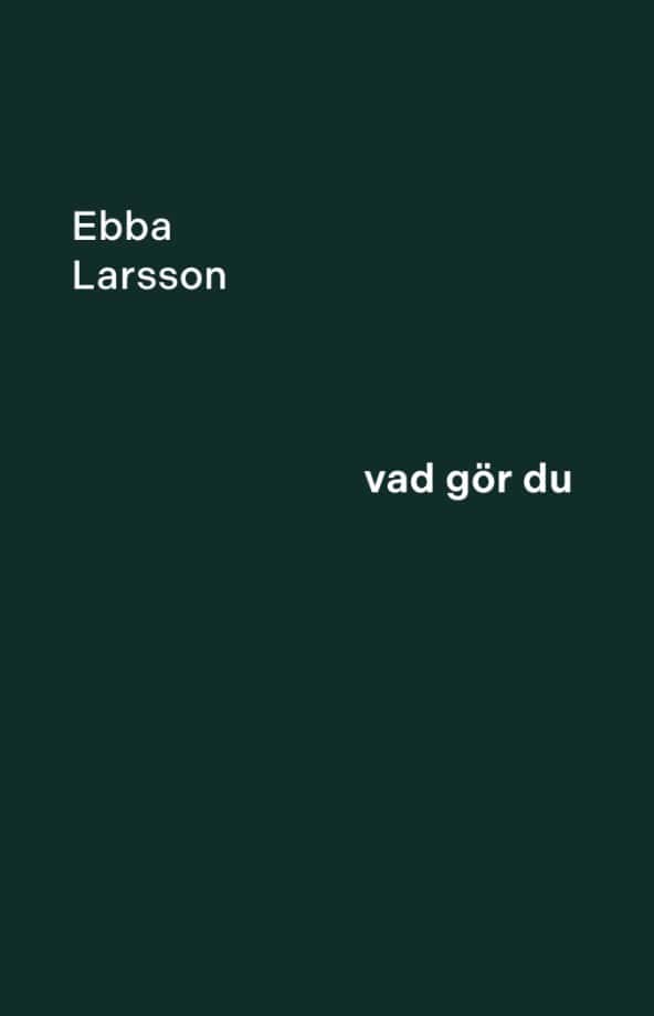 Larsson, Ebba | Vad gör du