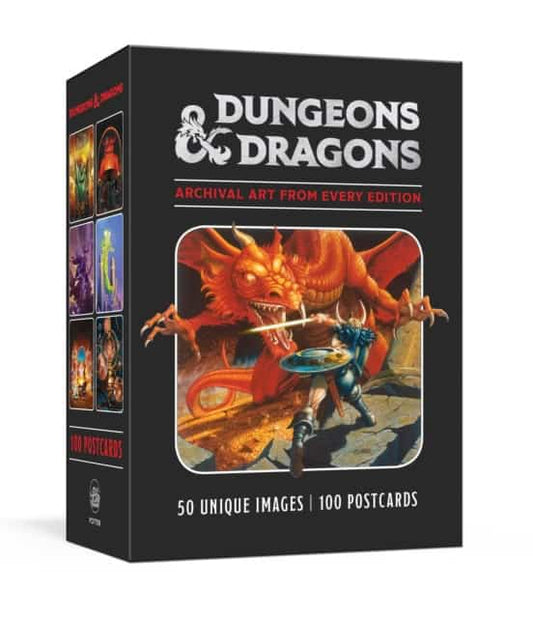 Dragons, Official Dungeons & | Dungeons & Dragons 100 Postcards : Archival Art from Every Edition - 100 Pos