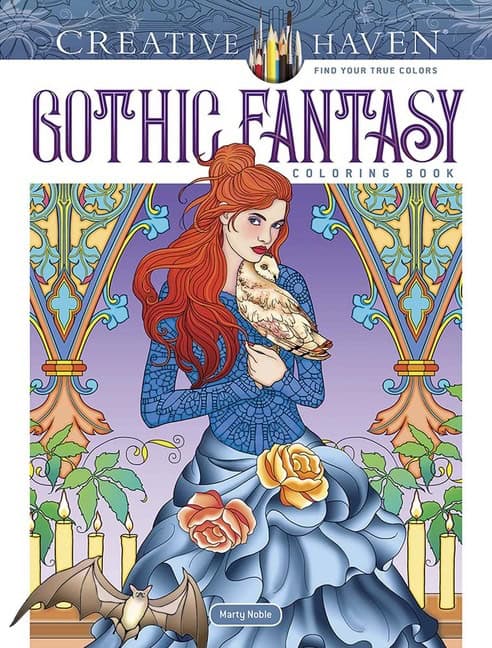 Marty Noble | Gothic Fantasy Coloring Book