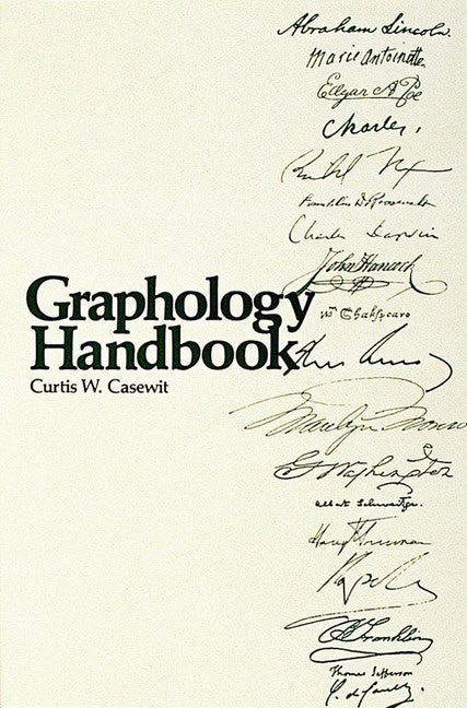 Casewit Curtis | Graphology Handbook