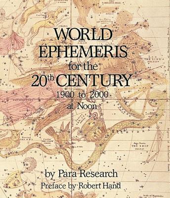 Hand, Robert | World Ephemeris For The 2Oth Century (Noon) : Value, object or array expected.* Line 1, Column 2  Extra n...