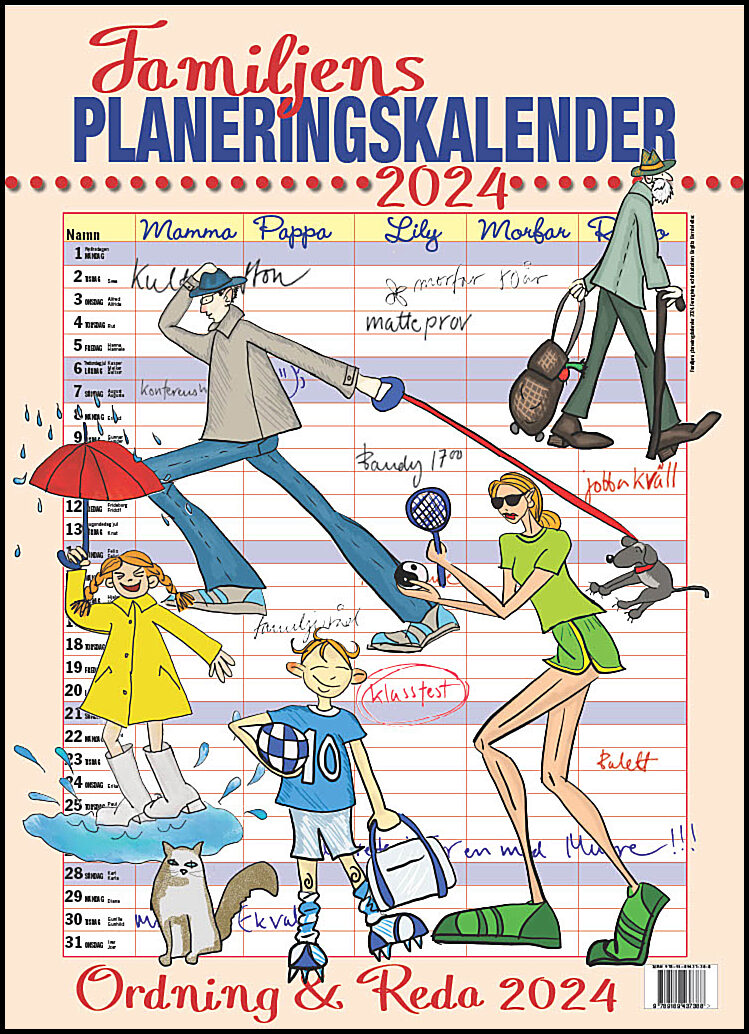 Familjens Planeringskalender 2024