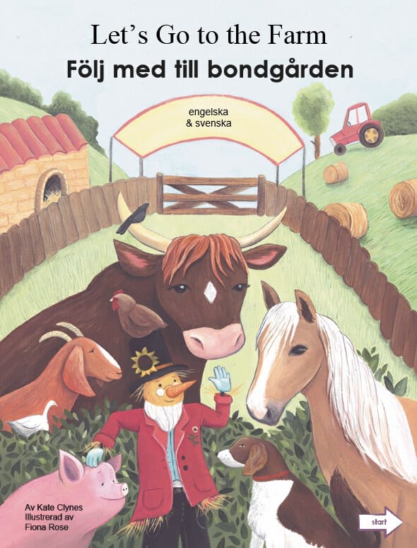 Clynes, Kate | Följ med till bondgården (engelska och svenska)