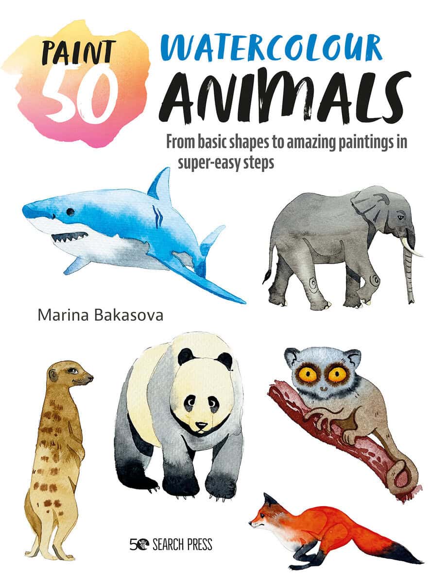Marina Bakasova | Paint 50 : Watercolour Animals