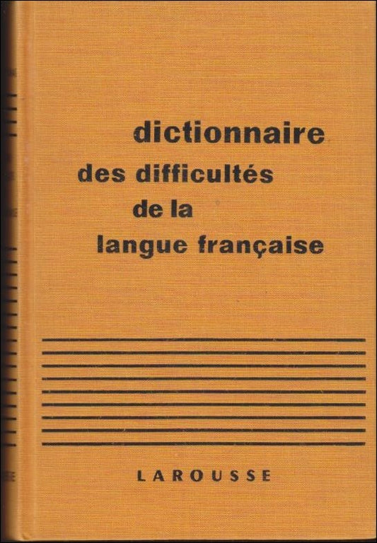 Thomas, Adolphe V. (red.) | Dictionnaire des Difficultés de la Langue Francaise