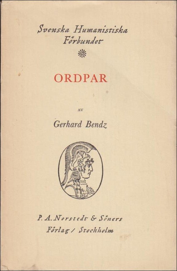 Bendz, Gerhard | Ordpar