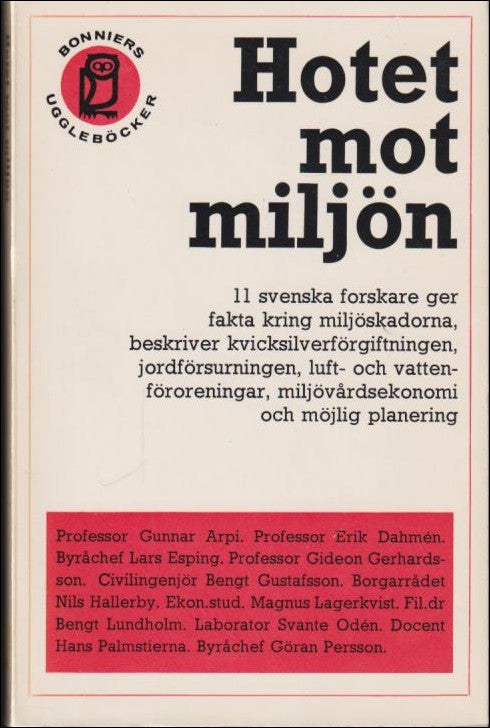 Lagerkvist, Magnus (red.) | Hotet mot miljön