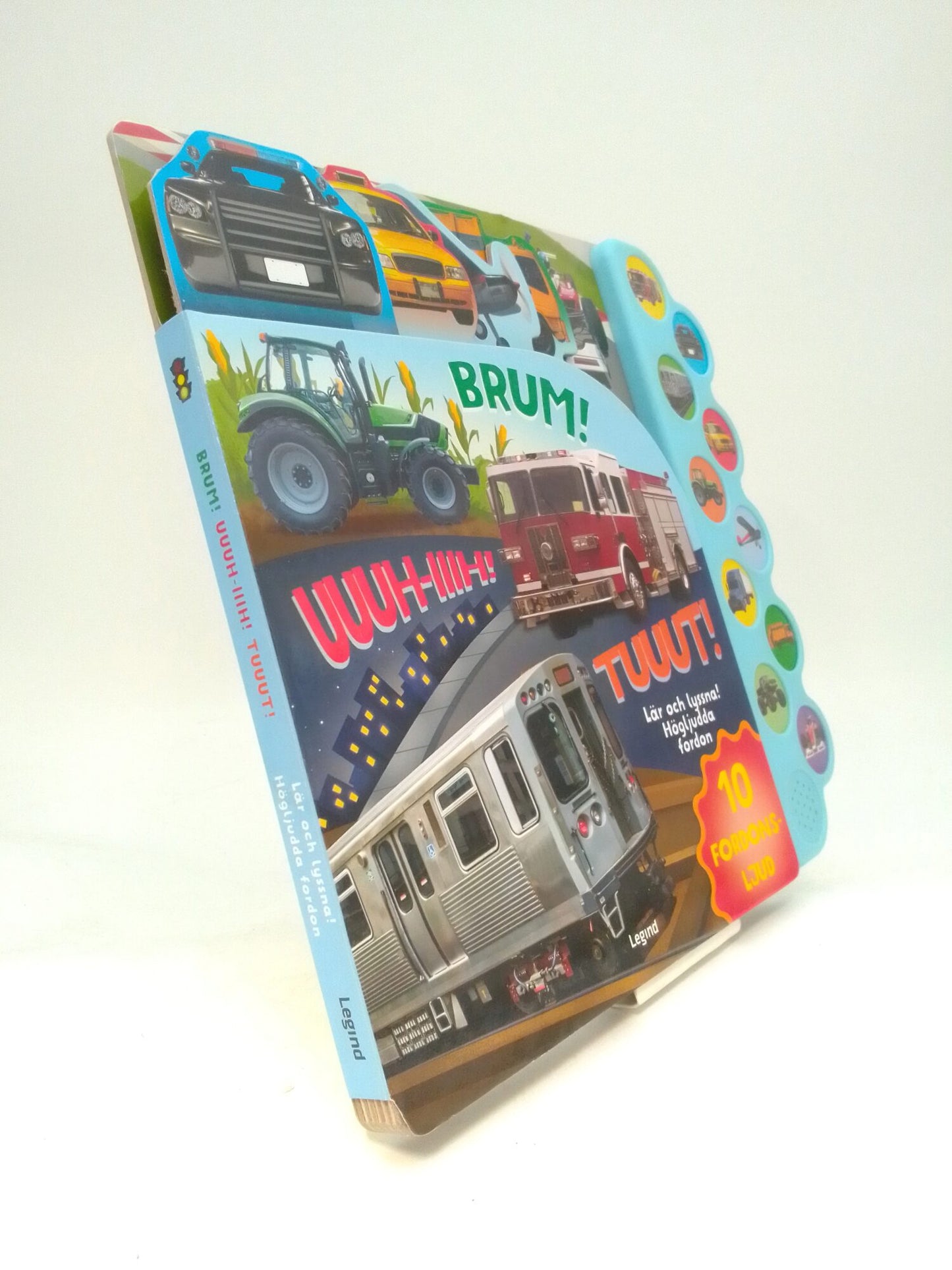 Högljudda fordon : med 10 fordonsljud