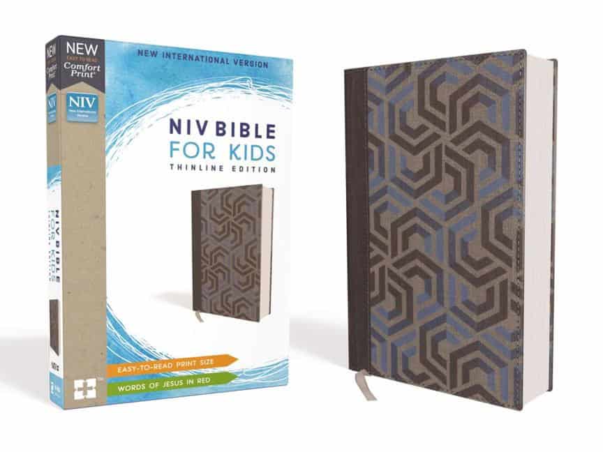 Zondervan | Niv bible for kids, cloth over board, blue, red letter edition, comfort pri