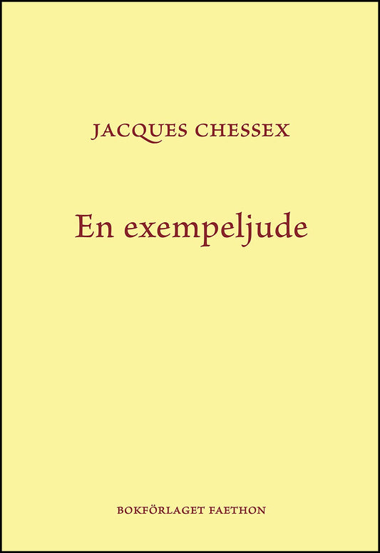 Chessex, Jacques | En exempeljude
