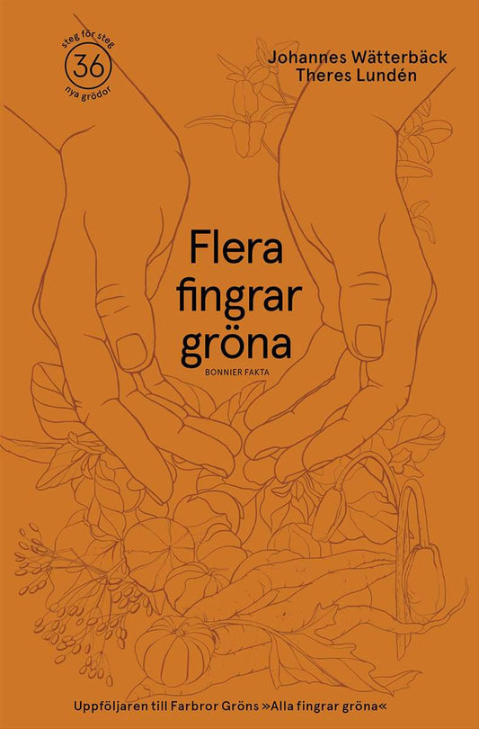 Wätterbäck, Johannes | Lundén, Theres | Flera fingrar gröna : 36 växter att odla i din trädgård