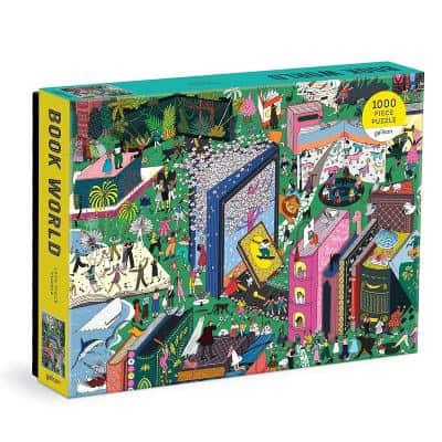 Galison | Book World 1000 Piece Puzzle