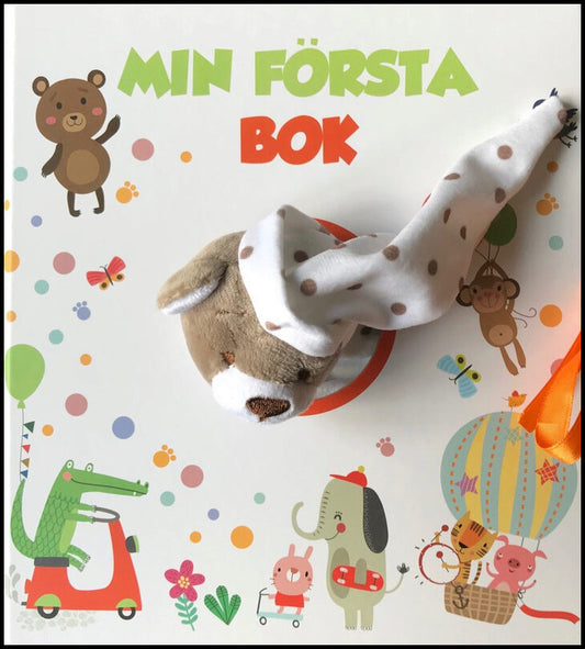 Min första bok (babyalbum med snuttefilt)