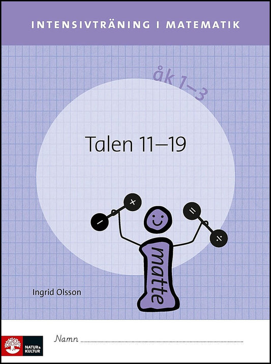 Olsson, Ingrid | Intensivträning ma åk 1-3 Talen 11-19 Elevhäfte