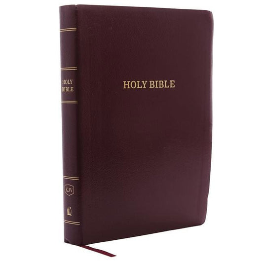 Thomas Nelson | Kjv, reference bible, giant print, leather-look, burgundy, red letter editi