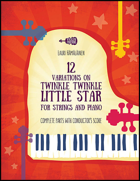 12 variations on twinkle, twinkle, little star for strings and piano