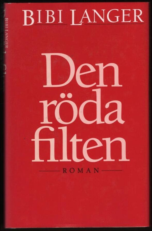 Langer, Bibi | Den röda filten : Roman