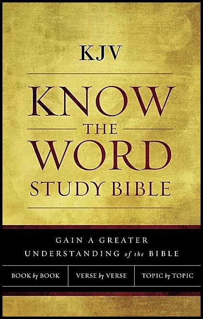Thomas Nelson | Kjv, know the word study bible, cloth over board, red letter edition - gain : Gain