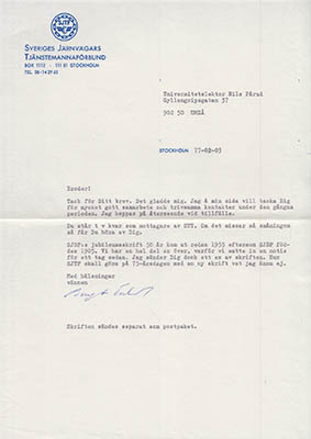 Jacobsson, C. Gösta | Reutermark, Gösta | Nelander, Olle | Thorhag, Tage [red.] | Statens Järnvägars Befälsförbund 1905-...