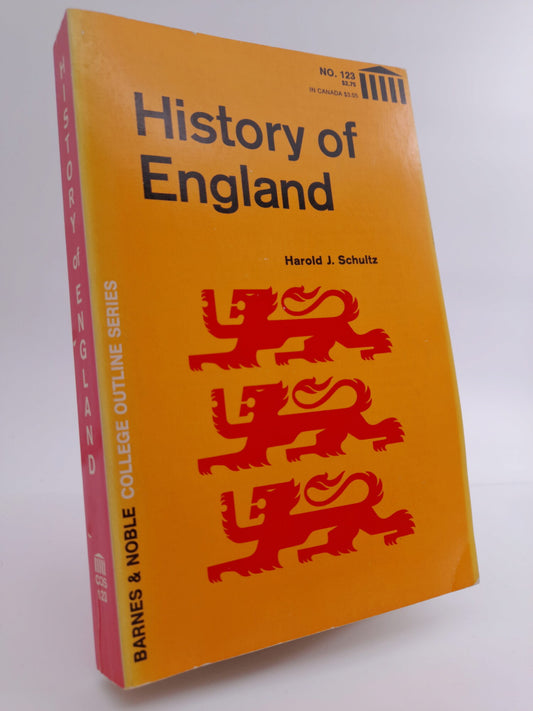 Schultz, Harold J. | History of England