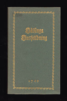 Schissler, Pehr | Hälsinga hushåldning : I korthet författad
