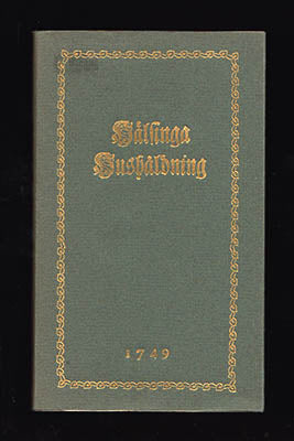Schissler, Pehr | Hälsinga hushåldning : I korthet författad