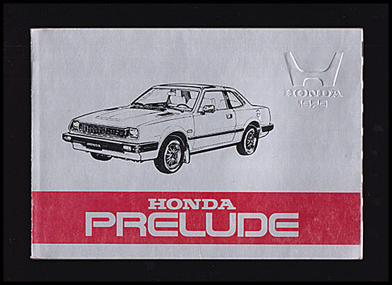Honda Prelude : Instruktionsbok