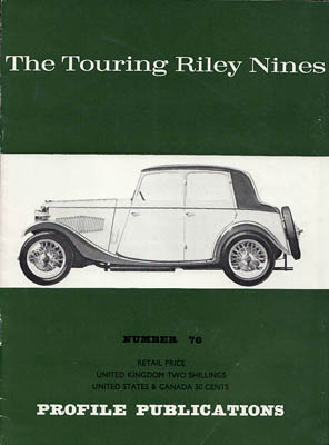Oliver, George A | The Touring Riley Nines