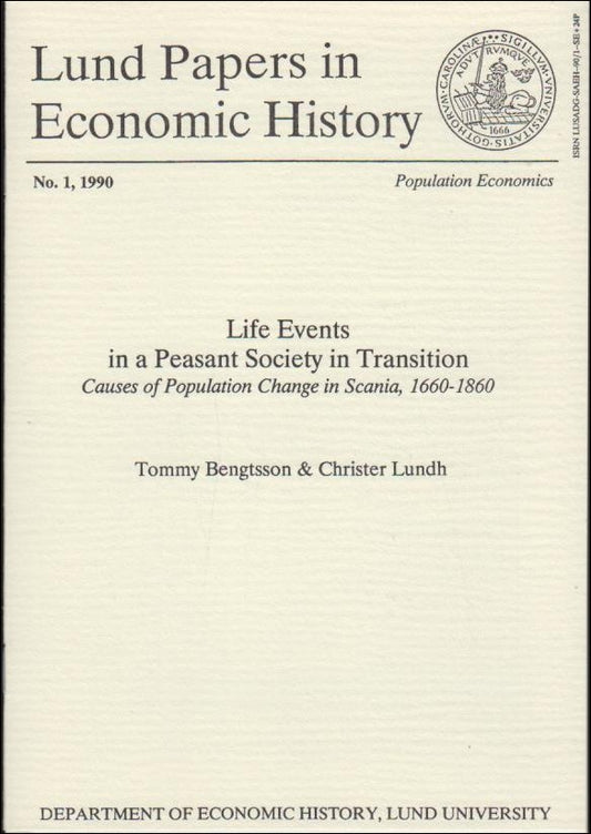 Bengtsson, Tommy & Lundh, Christer | Life Events in a Peasant Society in Transition