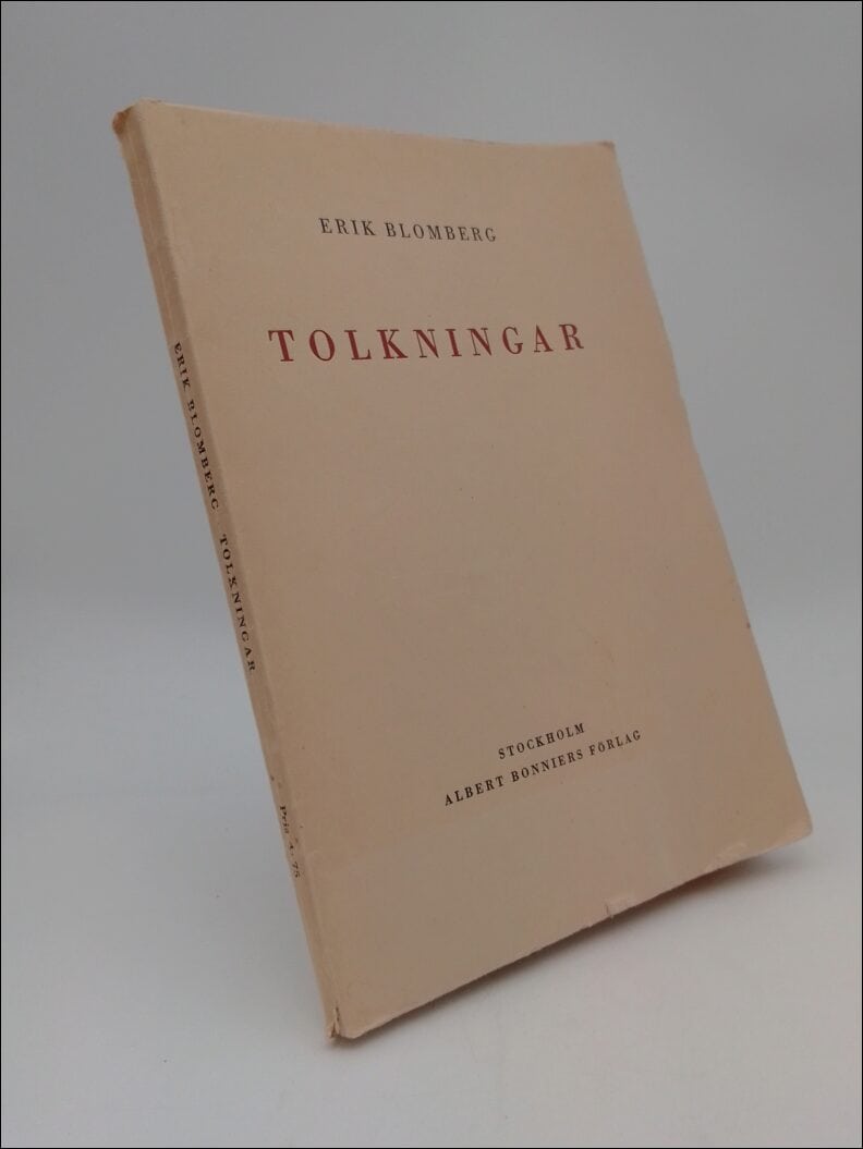 Blomberg, Erik | Tolkningar : Av engelsk och tysk lyrik