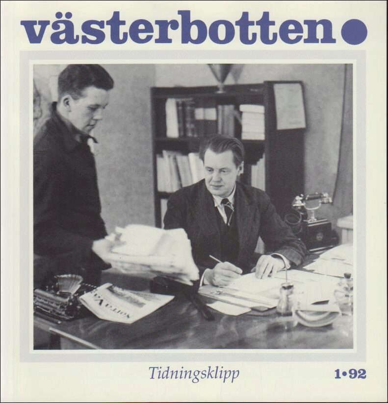 Västerbotten | 1992 / 1 : Tidningsklipp