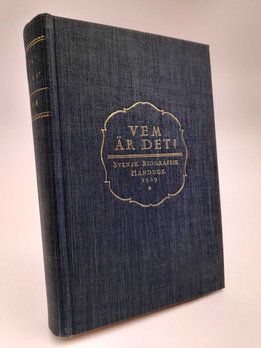 P. A. Norstedt & Söner | Vem är det? : Svensk biografisk handbok / 1929